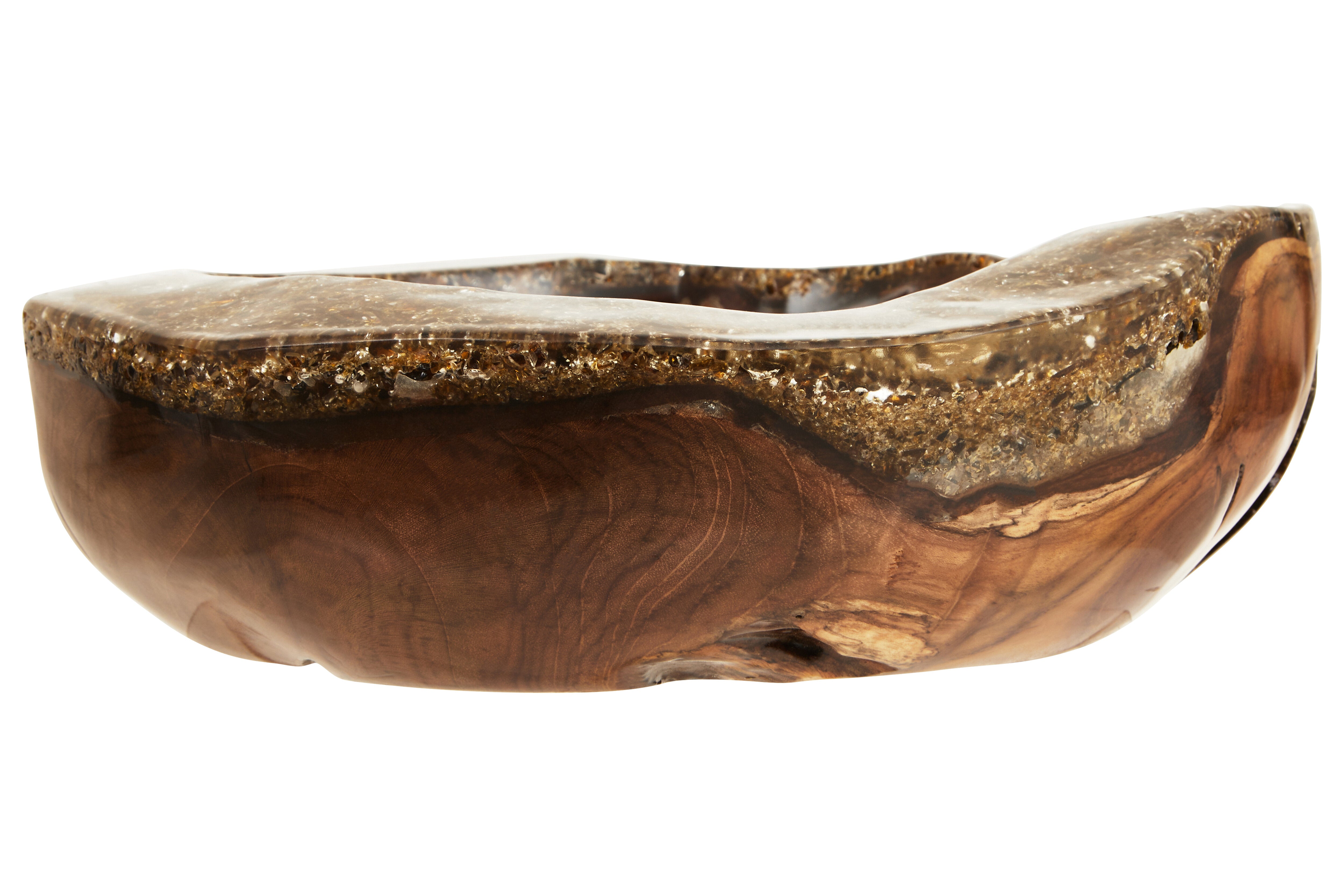 Malvern Teak Wood & Resin Bowl